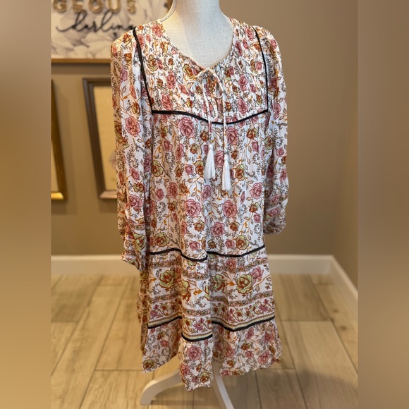 Umgee Dresses & Skirts - UMGEE Floral Print Boho Midi Dress